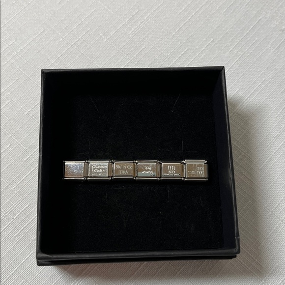 Variety brands Lot 6 Charms for Bracelet Stainless Steel Italy Stretch Vintage - Picture 2 of 5